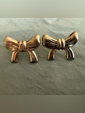 Bow Knot Earrings in Sterling Silver